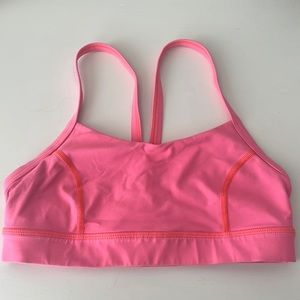 Lululemon bright pink size 4 sports bra